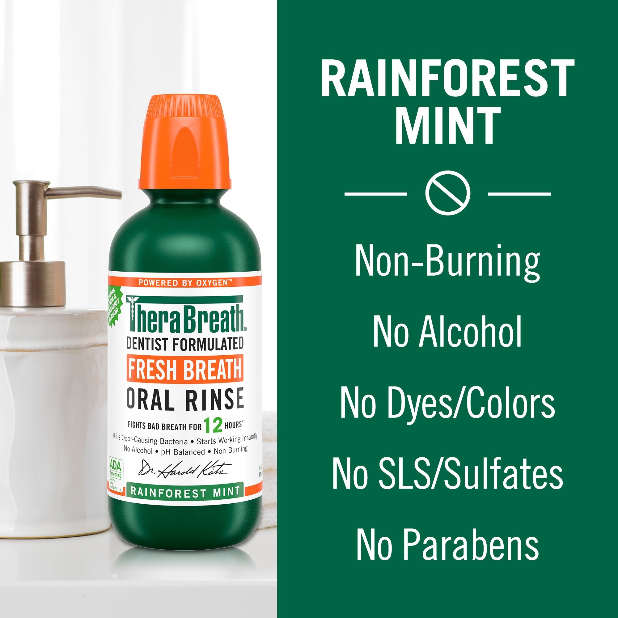 Fresh Breath Oral Rinse - Rainforest Mint (JRMS)