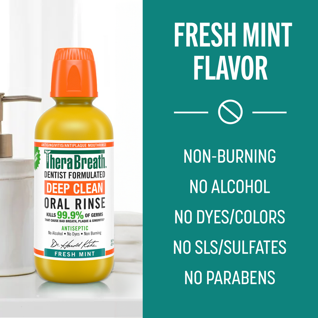 Deep Clean Oral Rinse - Fresh Mint (BEG6)