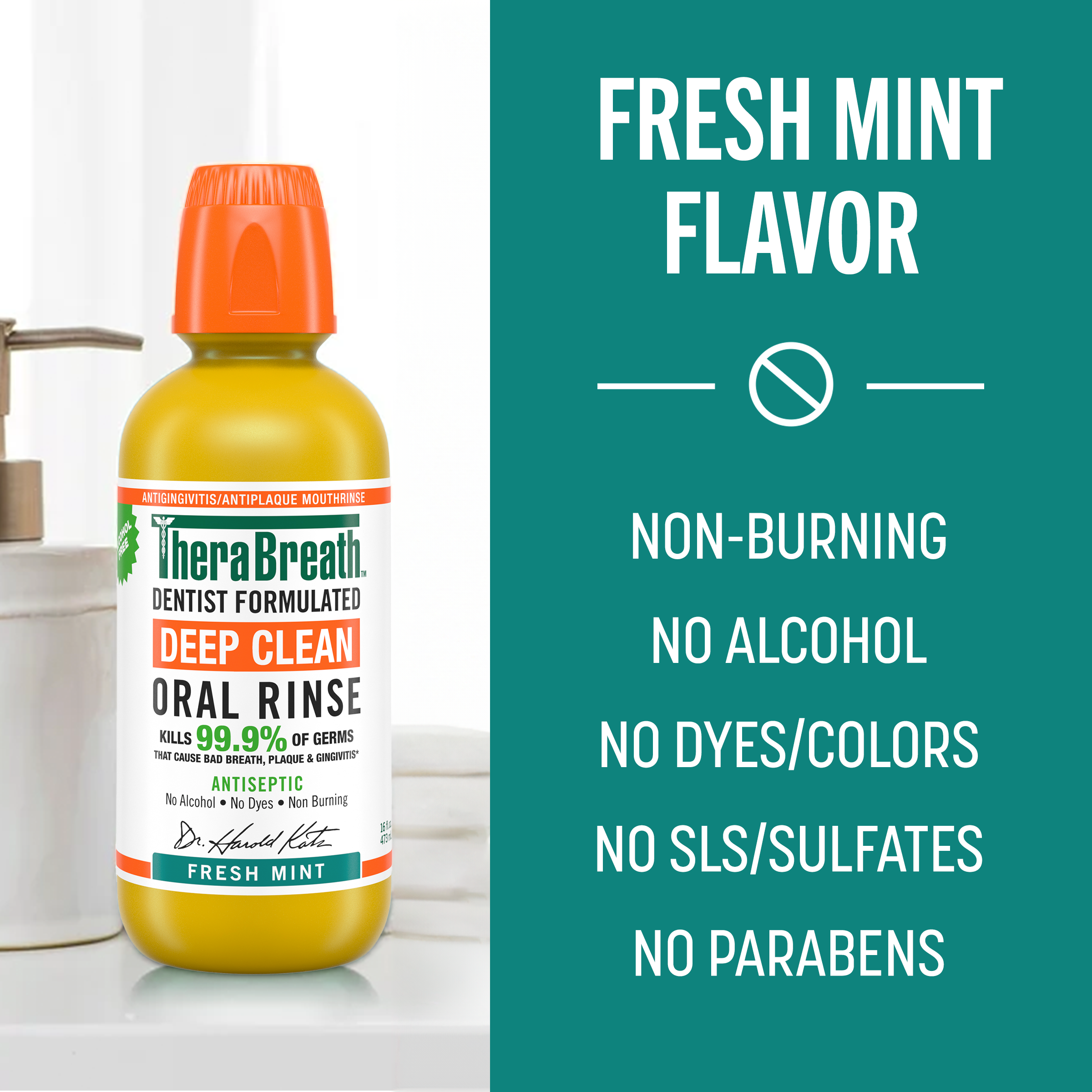 Deep Clean Oral Rinse - Fresh Mint (BEG6)
