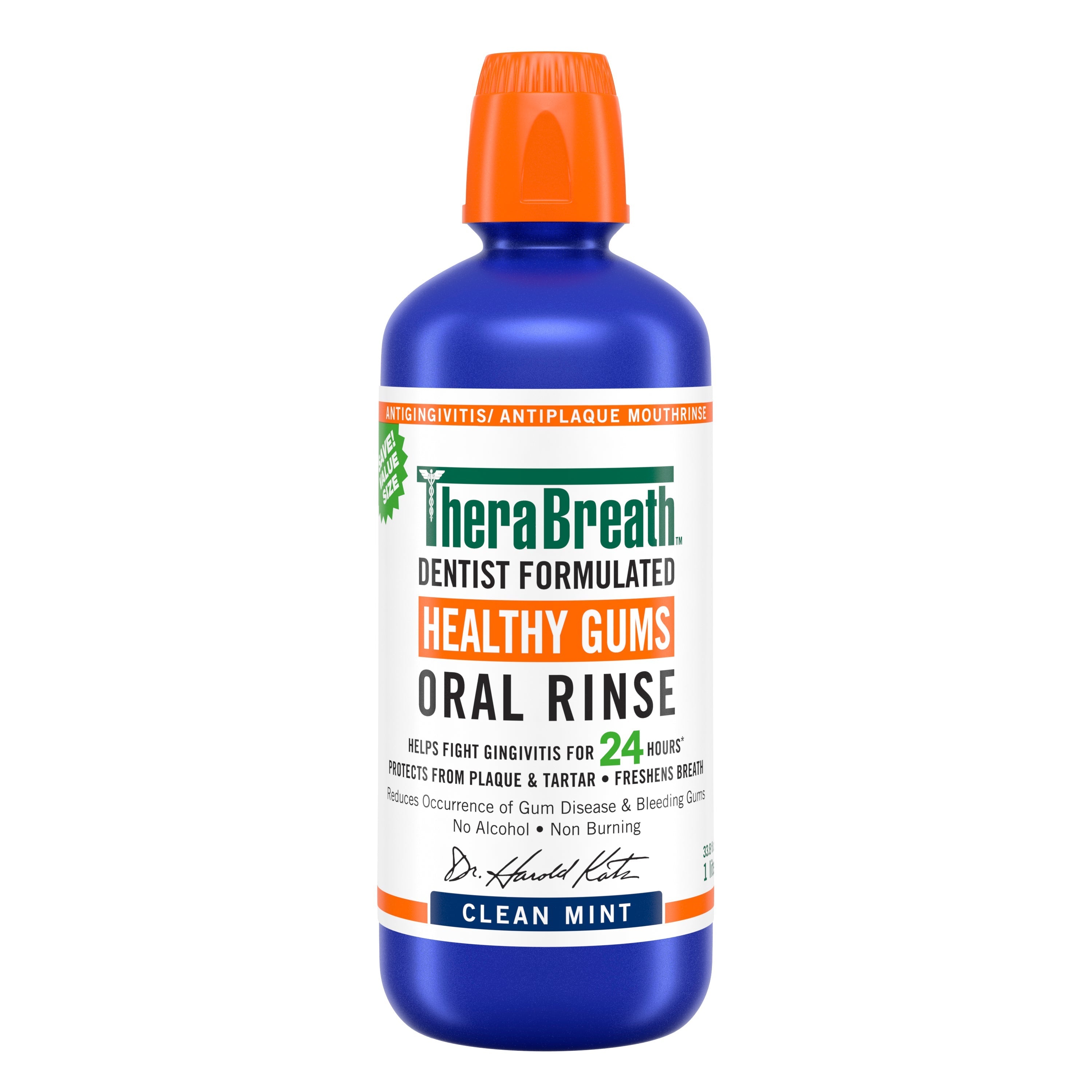 Healthy Gums Oral Rinse w/ Added CPC - Clean Mint (B71P)
