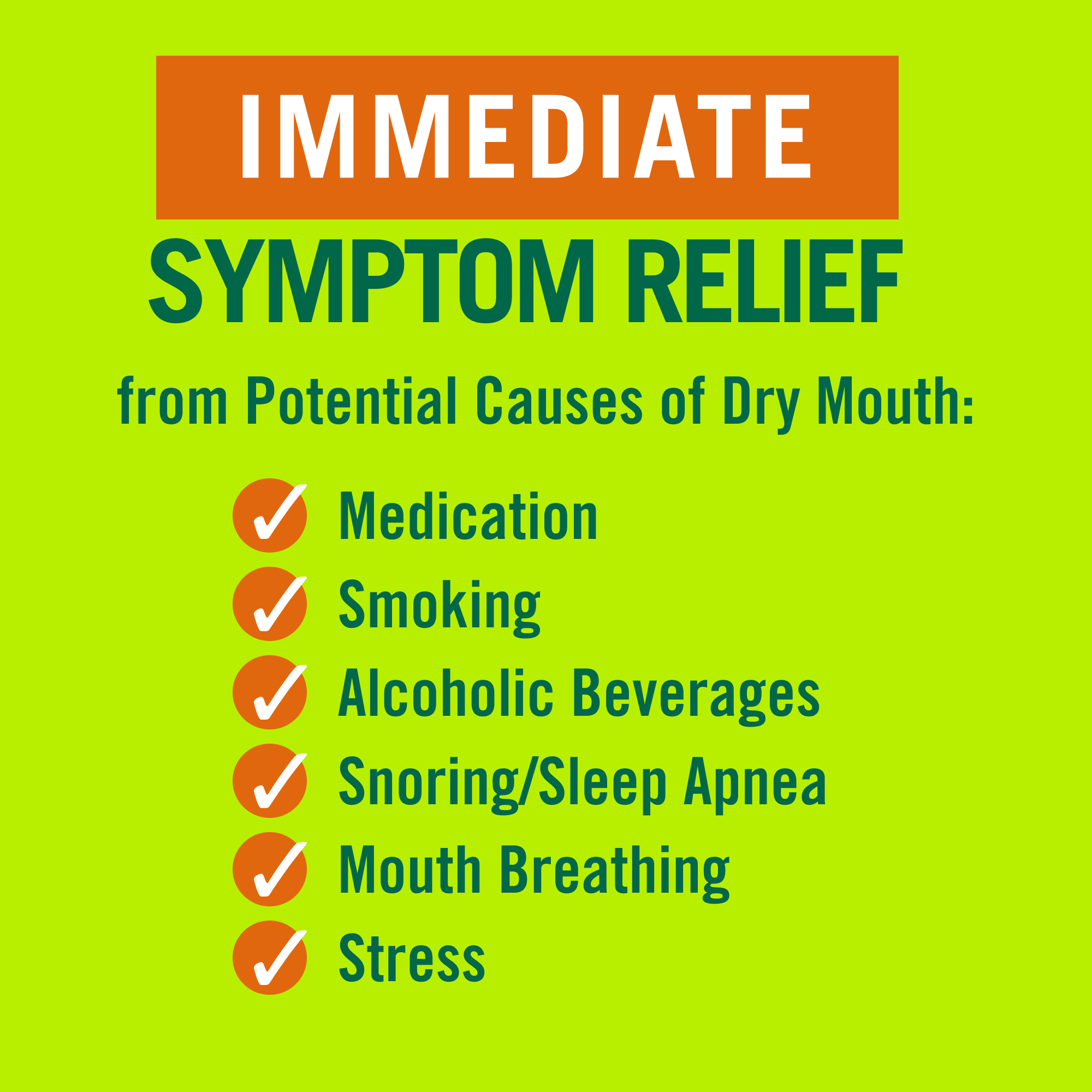Dry Mouth Oral Rinse - Tingling Mint (RES2)