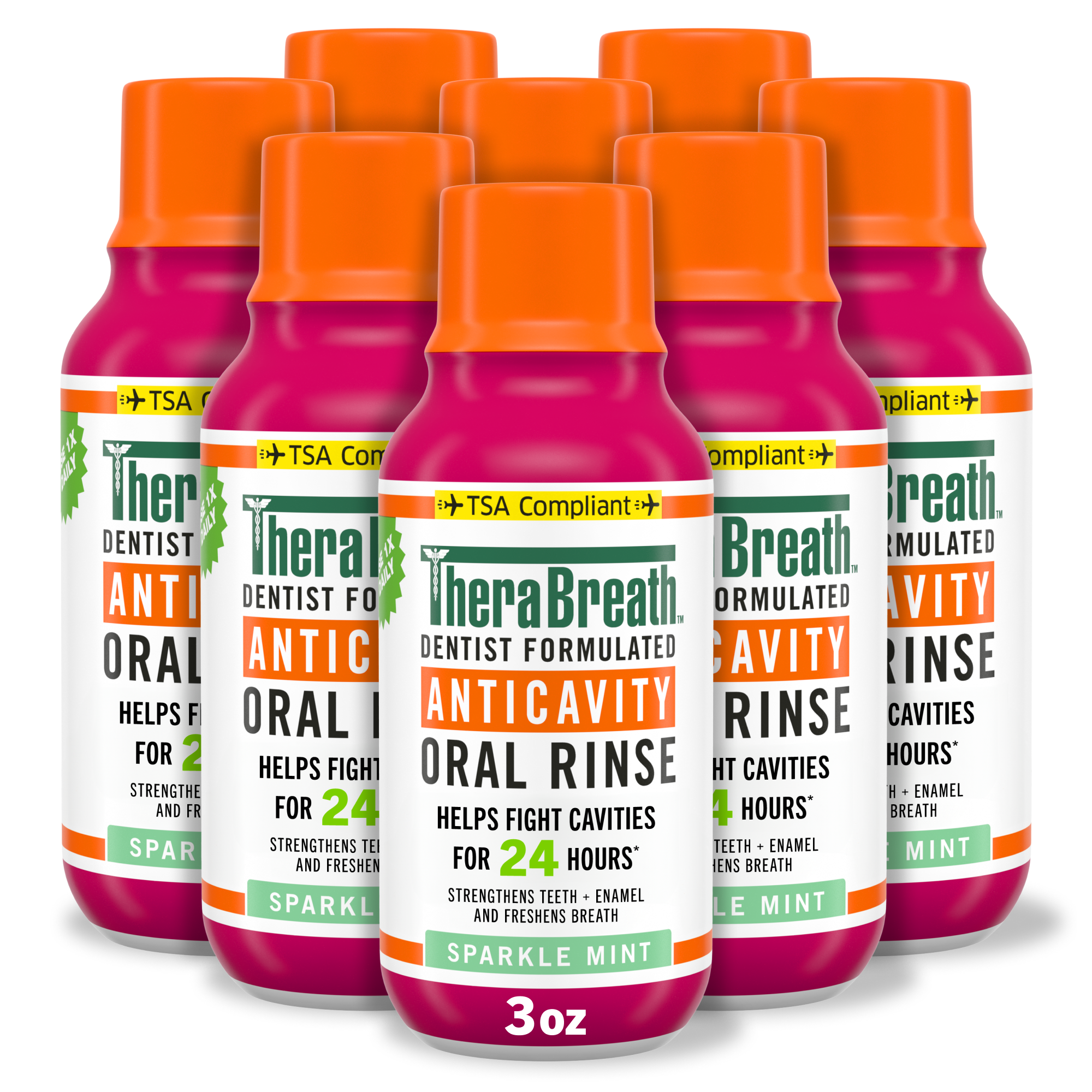 Anticavity Oral Rinse - Sparkle Mint (S9U3)