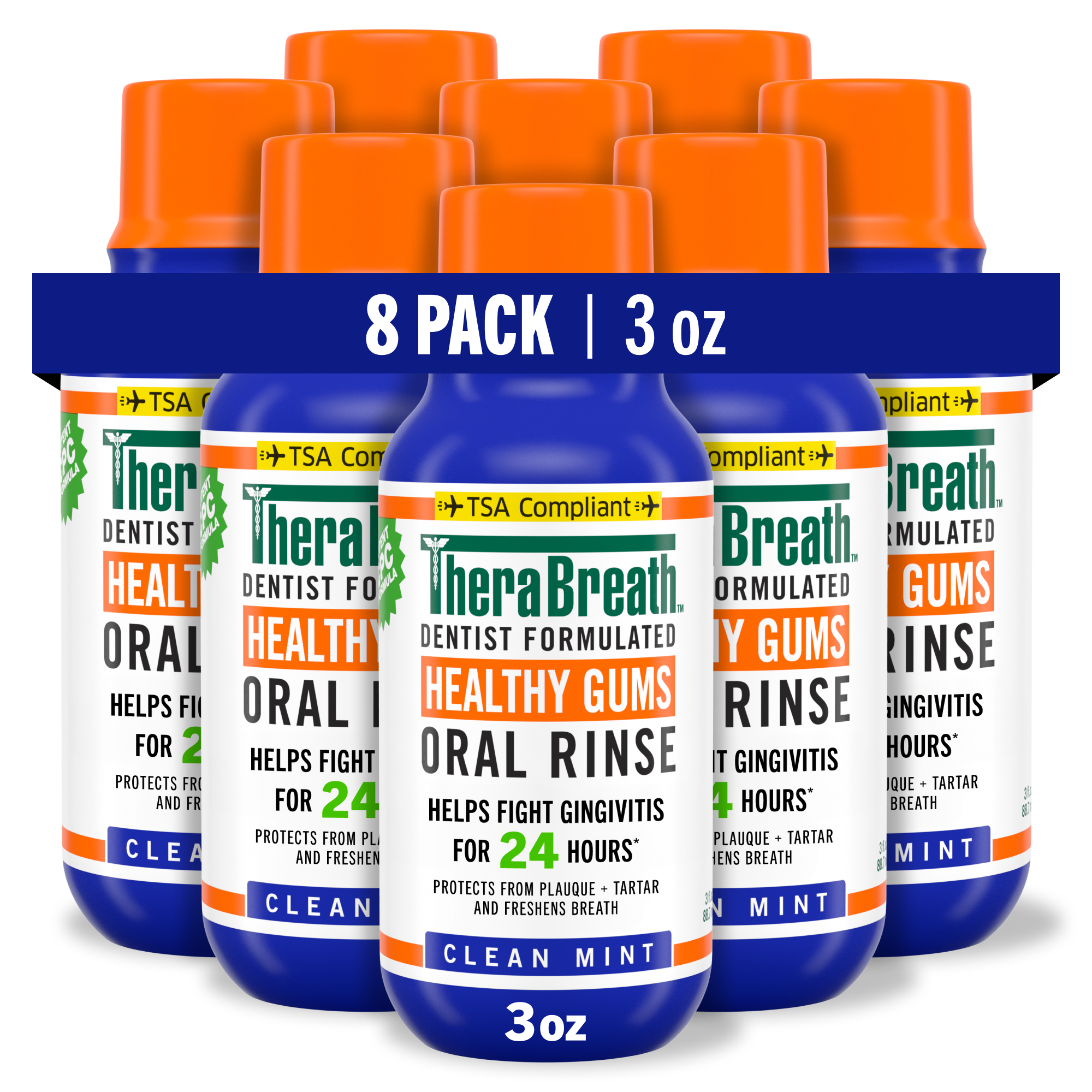 Healthy Gums Oral Rinse w/ Added CPC - Clean Mint (B71P)