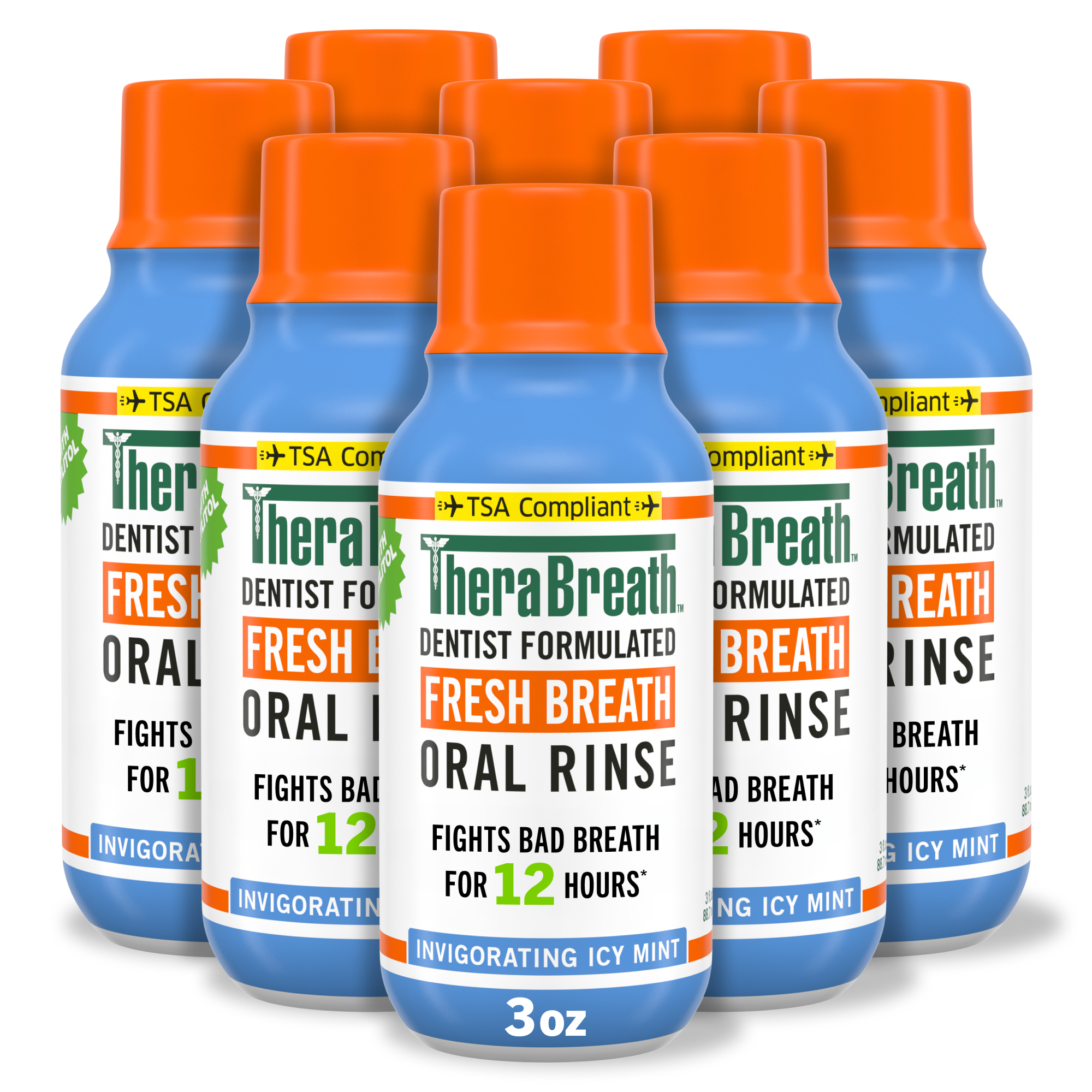 Fresh Breath Oral Rinse - Invigorating Icy Mint (5KPZ)