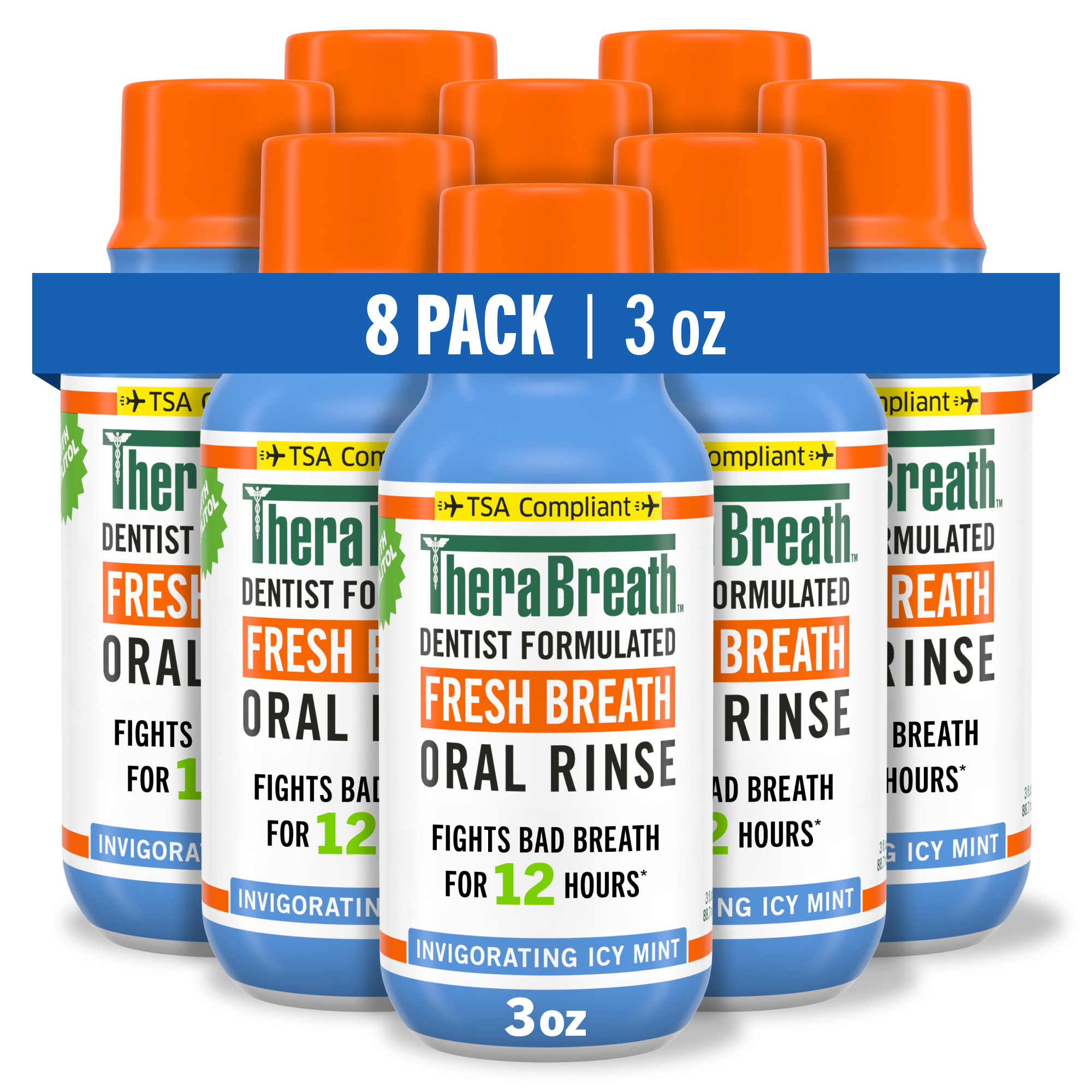 Fresh Breath Oral Rinse - Invigorating Icy Mint (5KPZ)