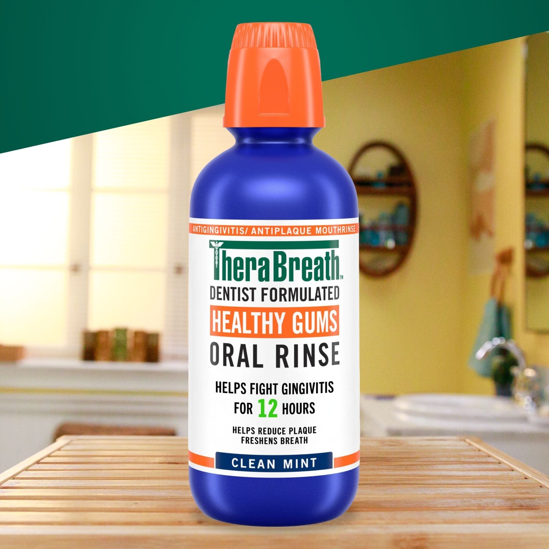 Healthy Gums Oral Rinse w/ Added CPC - Clean Mint (B71P)