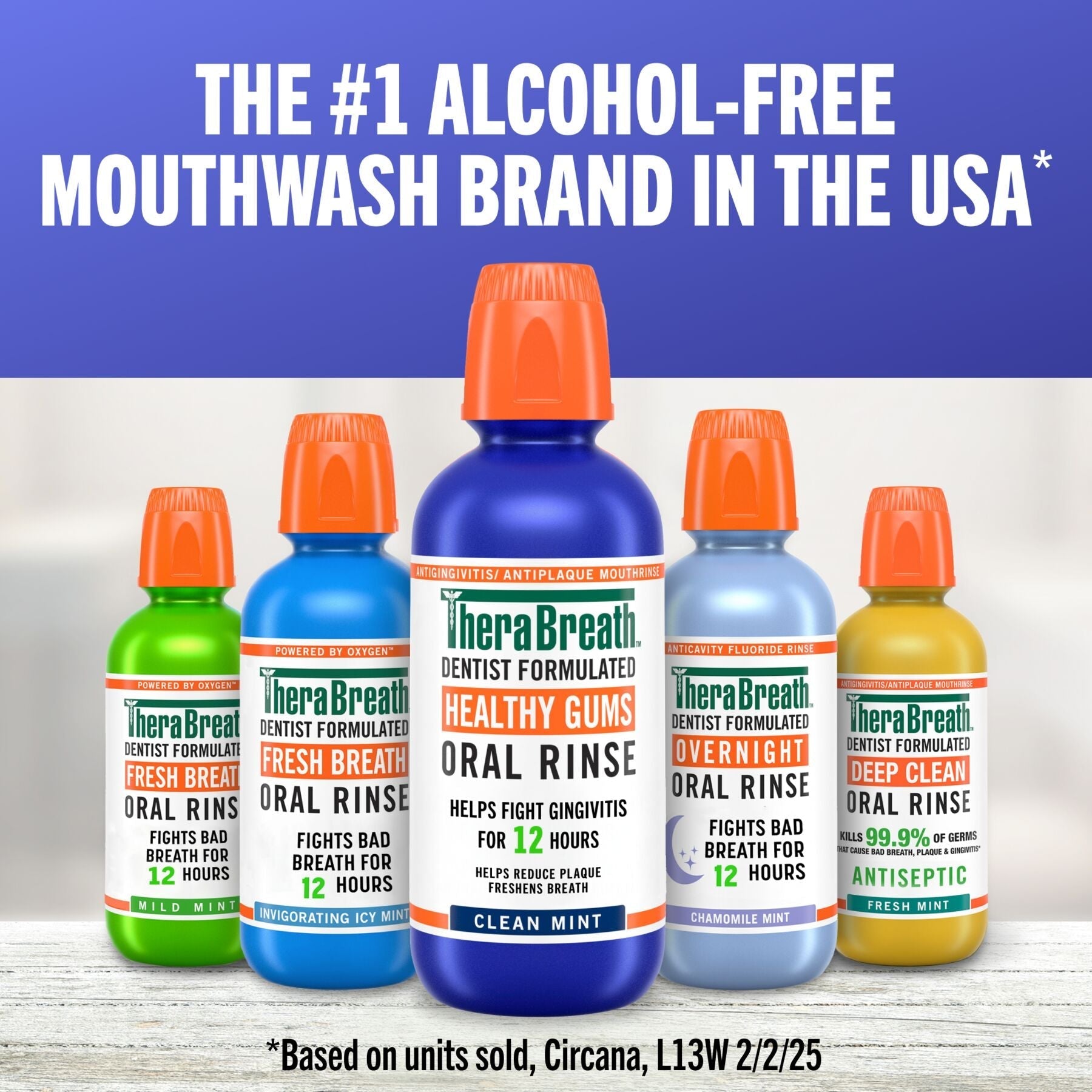 Healthy Gums Oral Rinse w/ Added CPC - Clean Mint (B71P)
