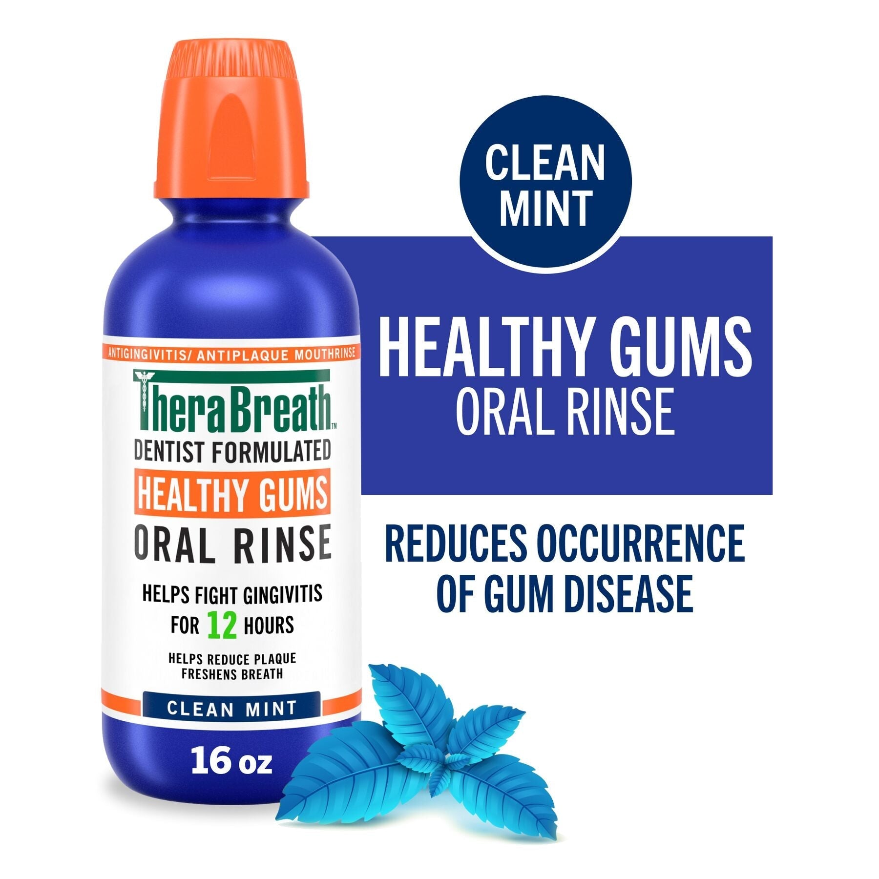 TheraBreath Healthy Gums Oral Rinse & Toothpaste Bundle (4VV7)