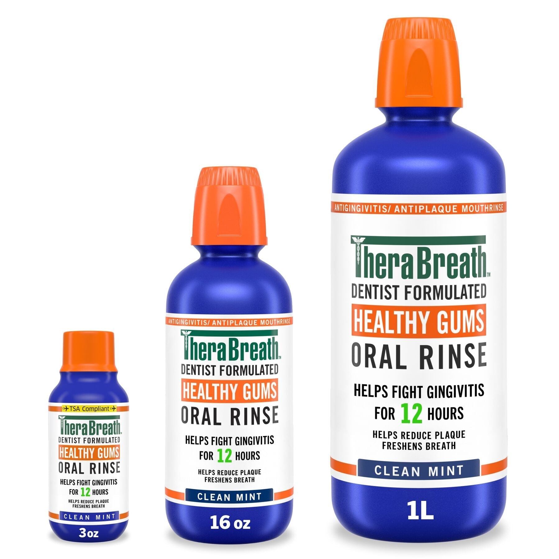 Healthy Gums Oral Rinse w/ Added CPC - Clean Mint (B71P)