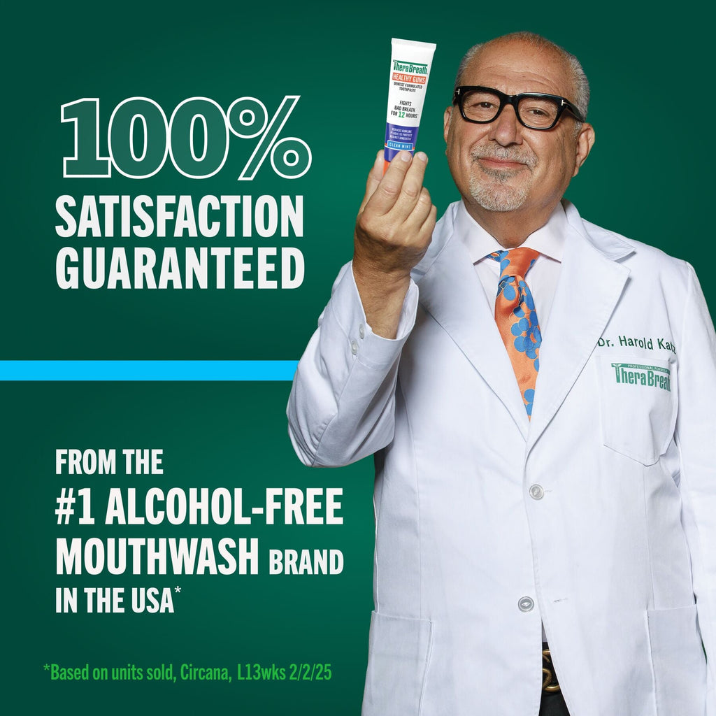 TheraBreath Sensitive Toothpaste, 24/7 Sensitivity Relief (1), With Fluoride for Anticavity Protection, Gentle Mint, 4 Oz (JJDJ)