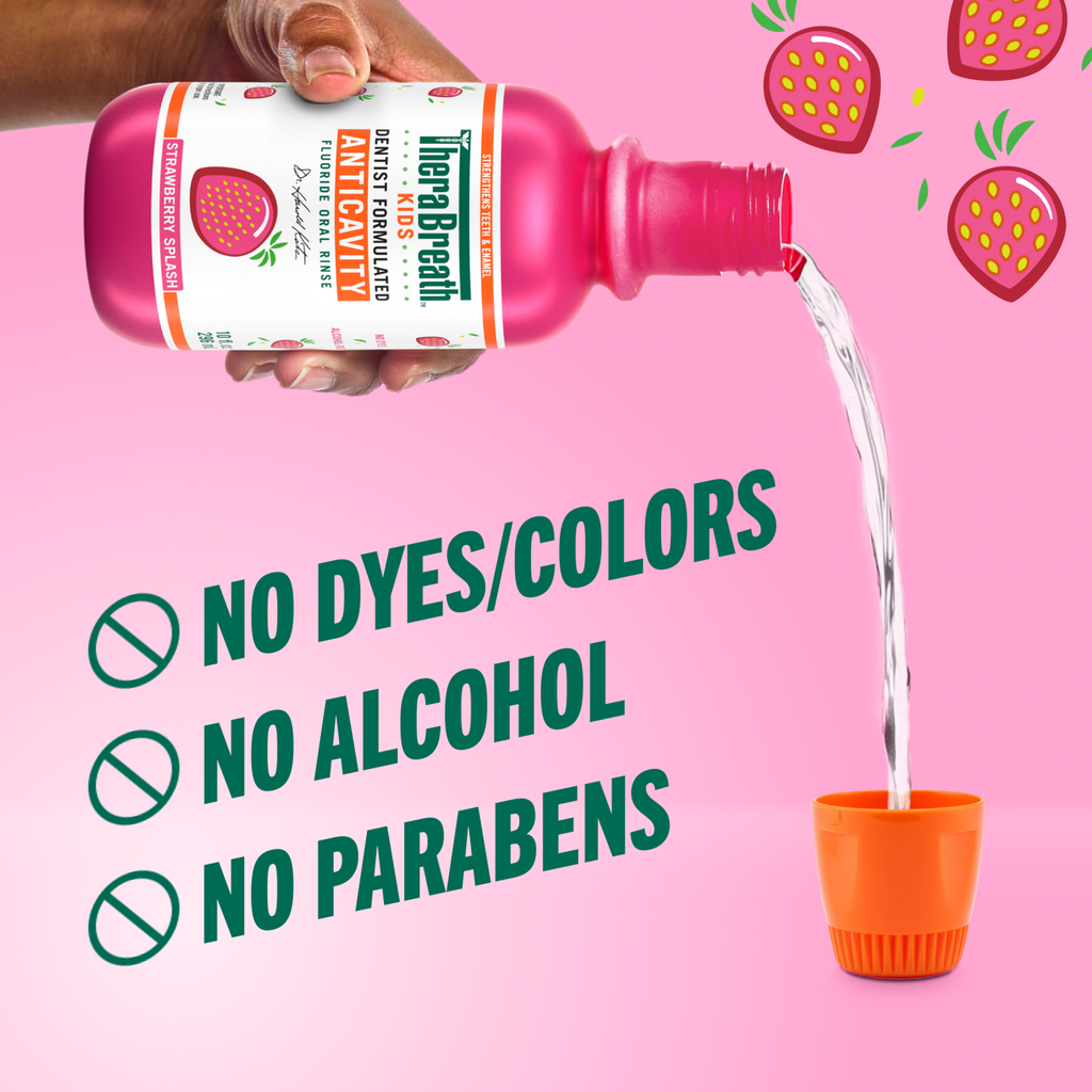 For Kids! Anticavity Oral Rinse - Strawberry Splash (SAT6)