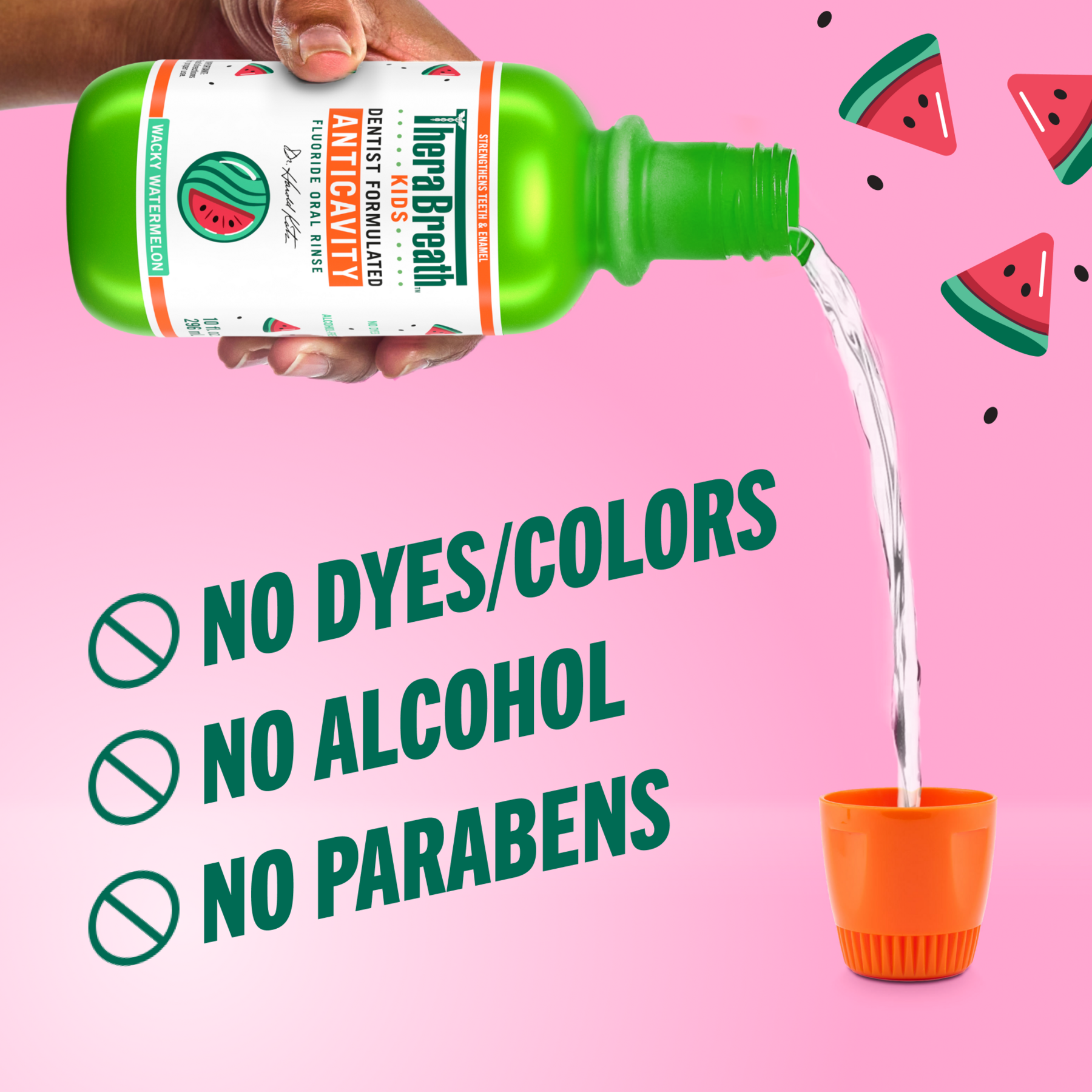 For Kids! Anticavity Oral Rinse - Wacky Watermelon (1K0J)