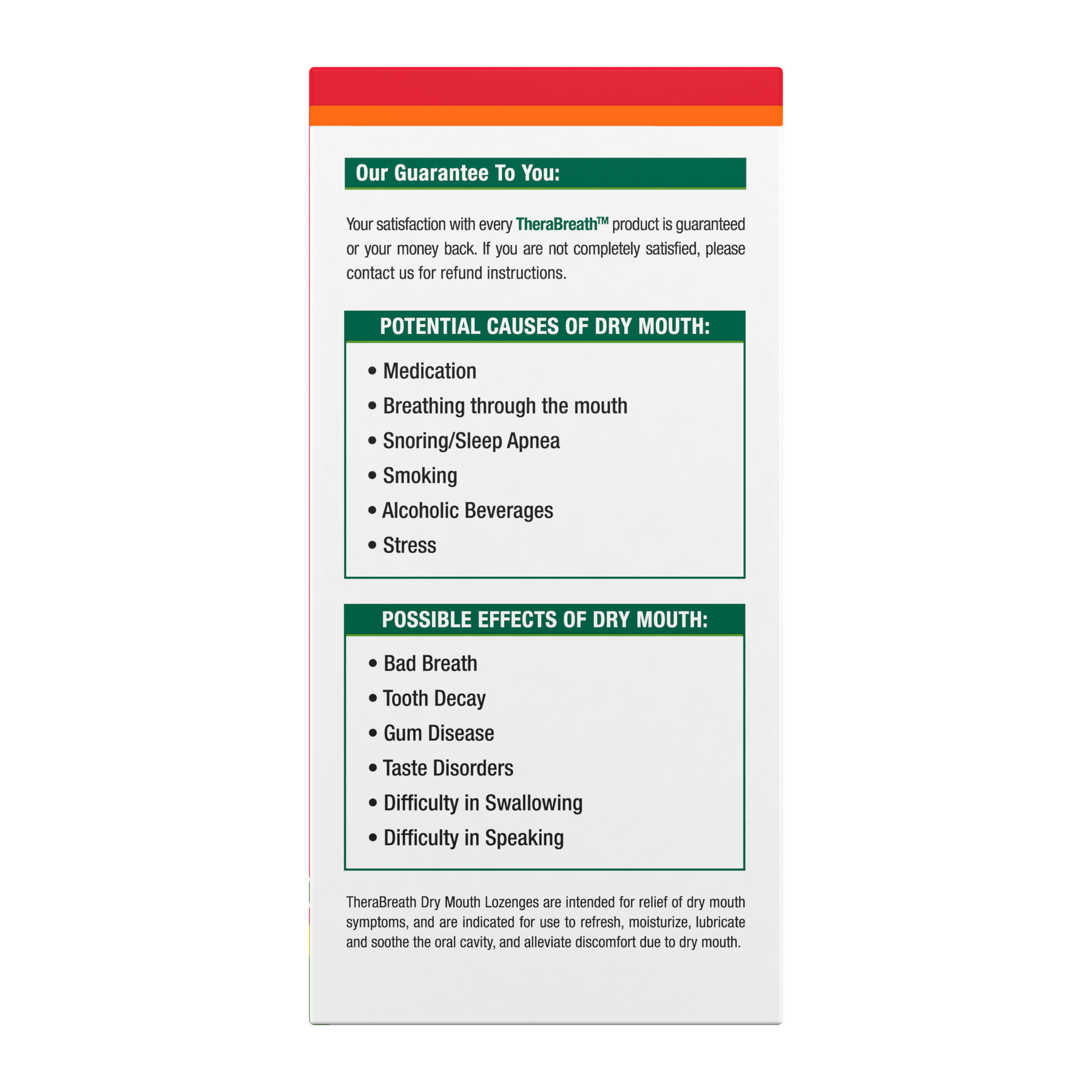 Dry Mouth Lozenges - Tart Berry (Q7ZX)