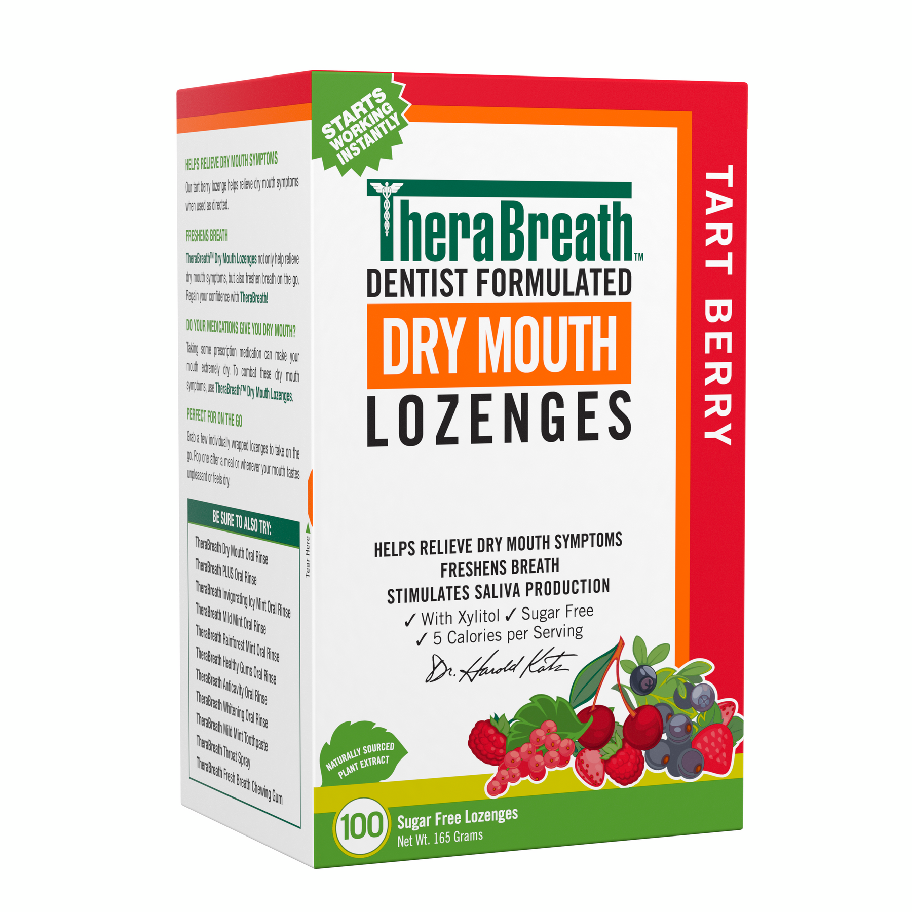 Dry Mouth Lozenges - Tart Berry (Q7ZX)