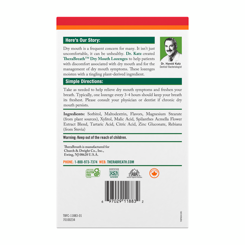 Dry Mouth Lozenges - Tart Berry (Q7ZX)