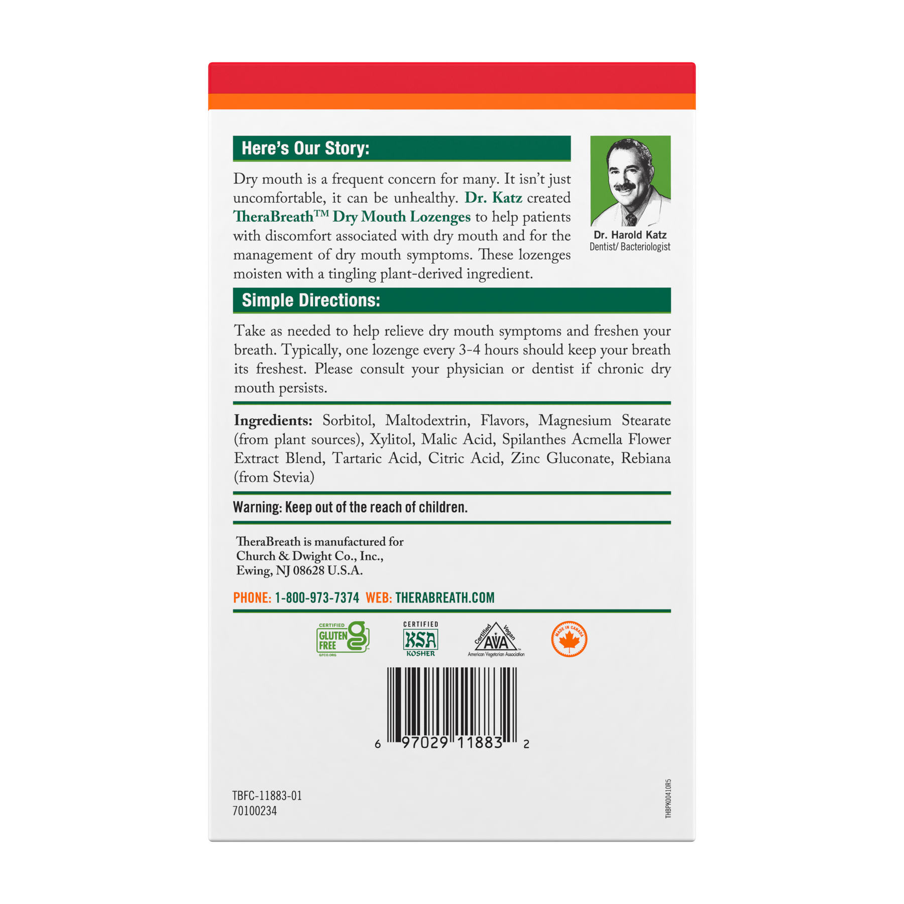 Dry Mouth Lozenges - Tart Berry (Q7ZX)