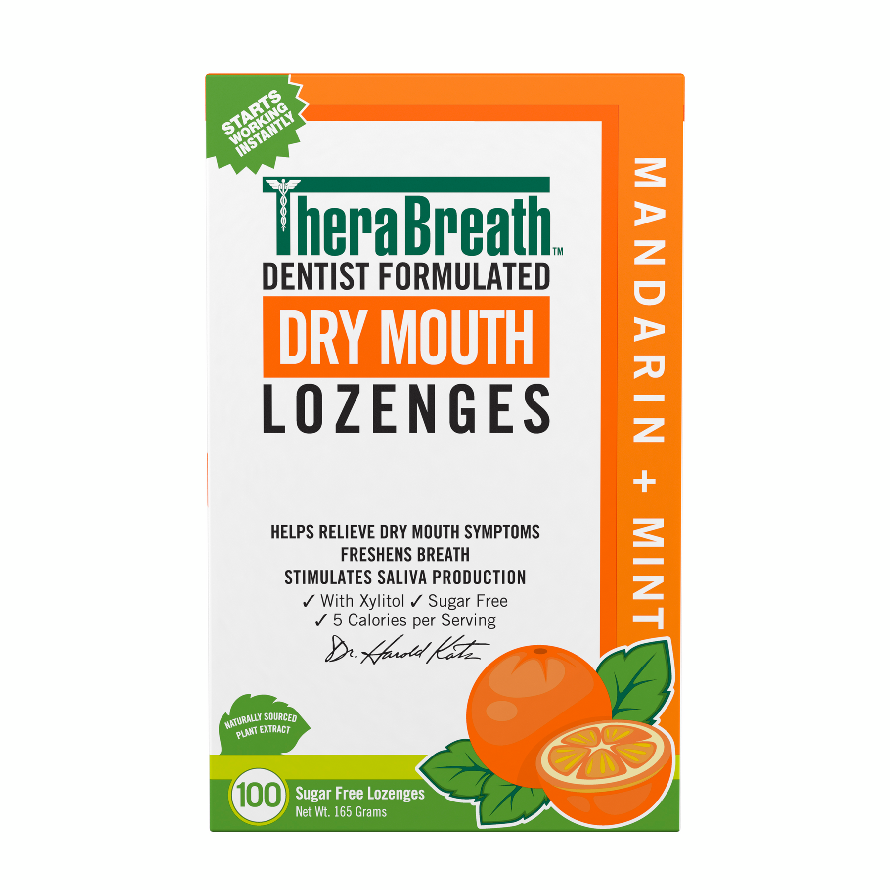 Dry Mouth Lozenges - Mandarin Mint (L1A6)