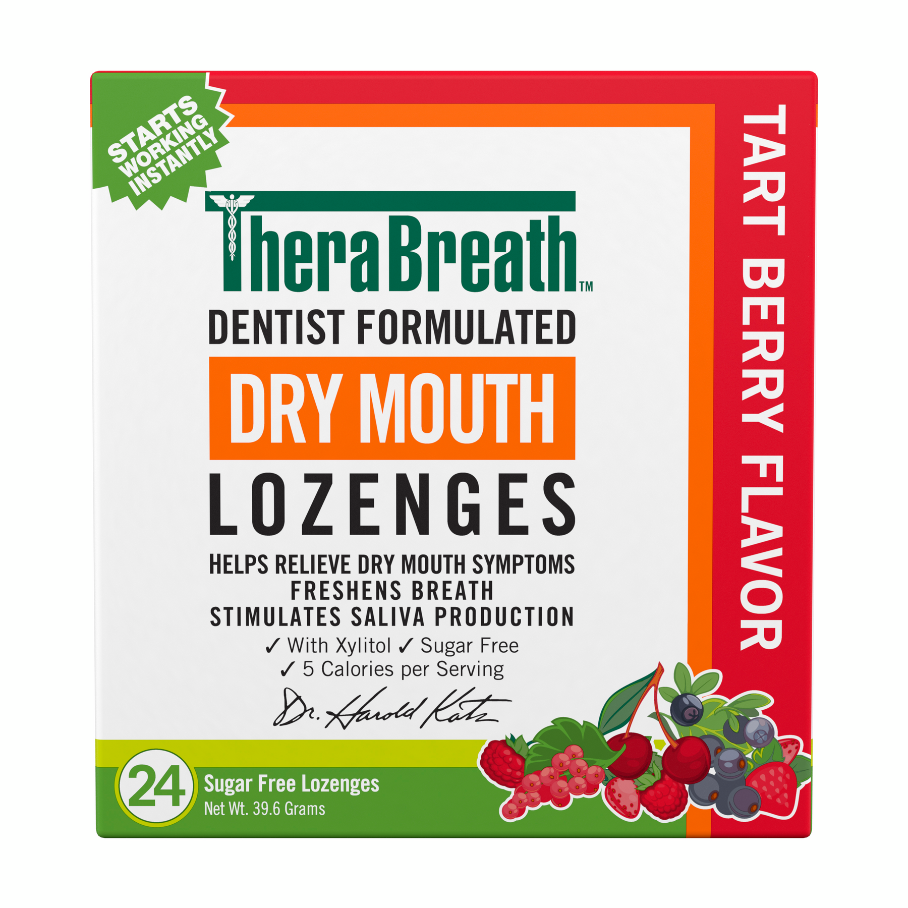 Dry Mouth Lozenges - Tart Berry (Q7ZX)