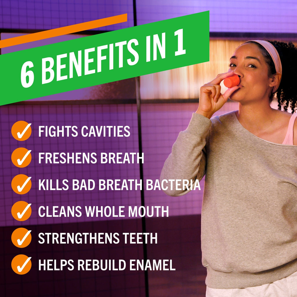 TheraBreath Complete Mouthwash, 6-in-1 Beneﬁts, Alcohol-Free, Revitalizing Mint (FI10)