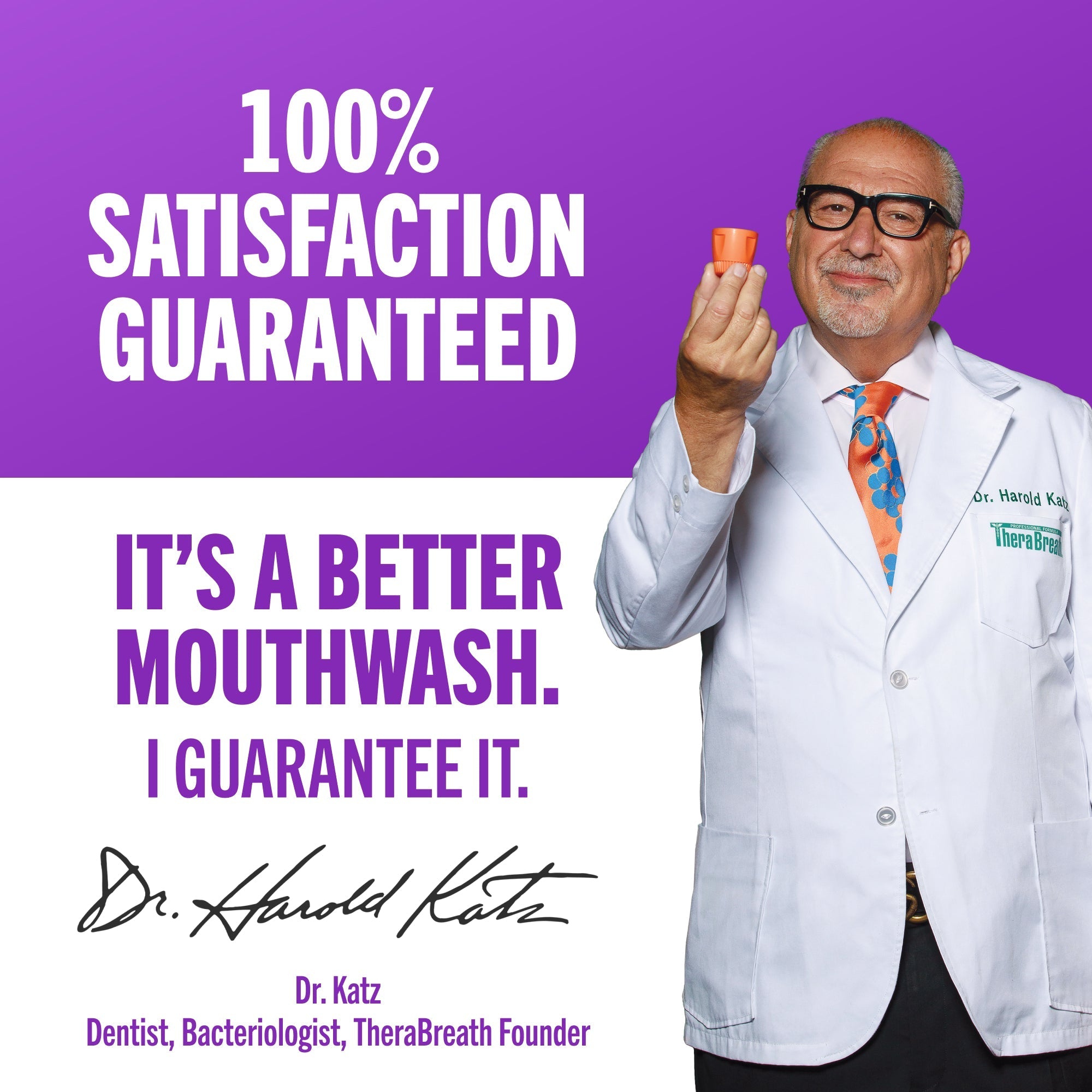 TheraBreath Complete Mouthwash, 6-in-1 Beneﬁts, Alcohol-Free, Revitalizing Mint (FI10)