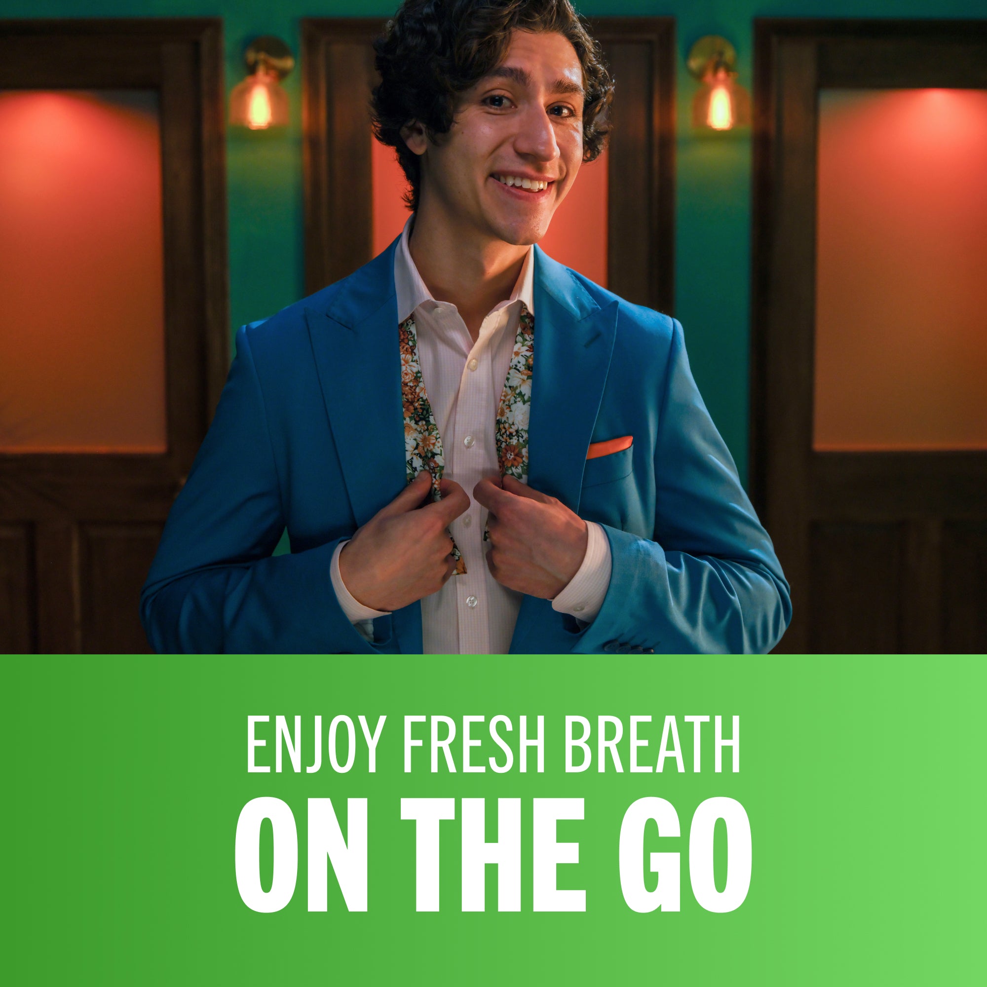 Fresh Breath Chewing Gum, Citrus Mint Flavor (QZ3B)