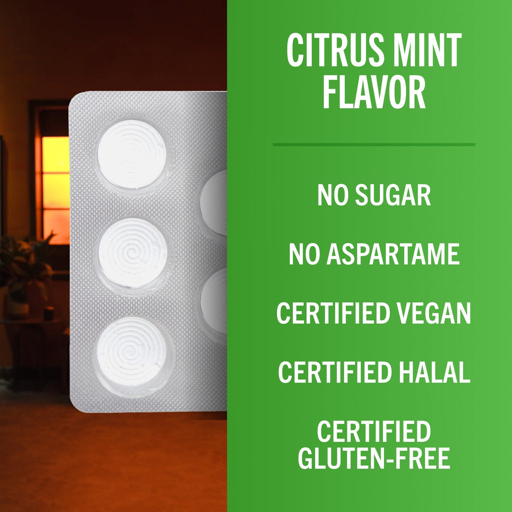Fresh Breath Chewing Gum, Citrus Mint Flavor (QZ3B)