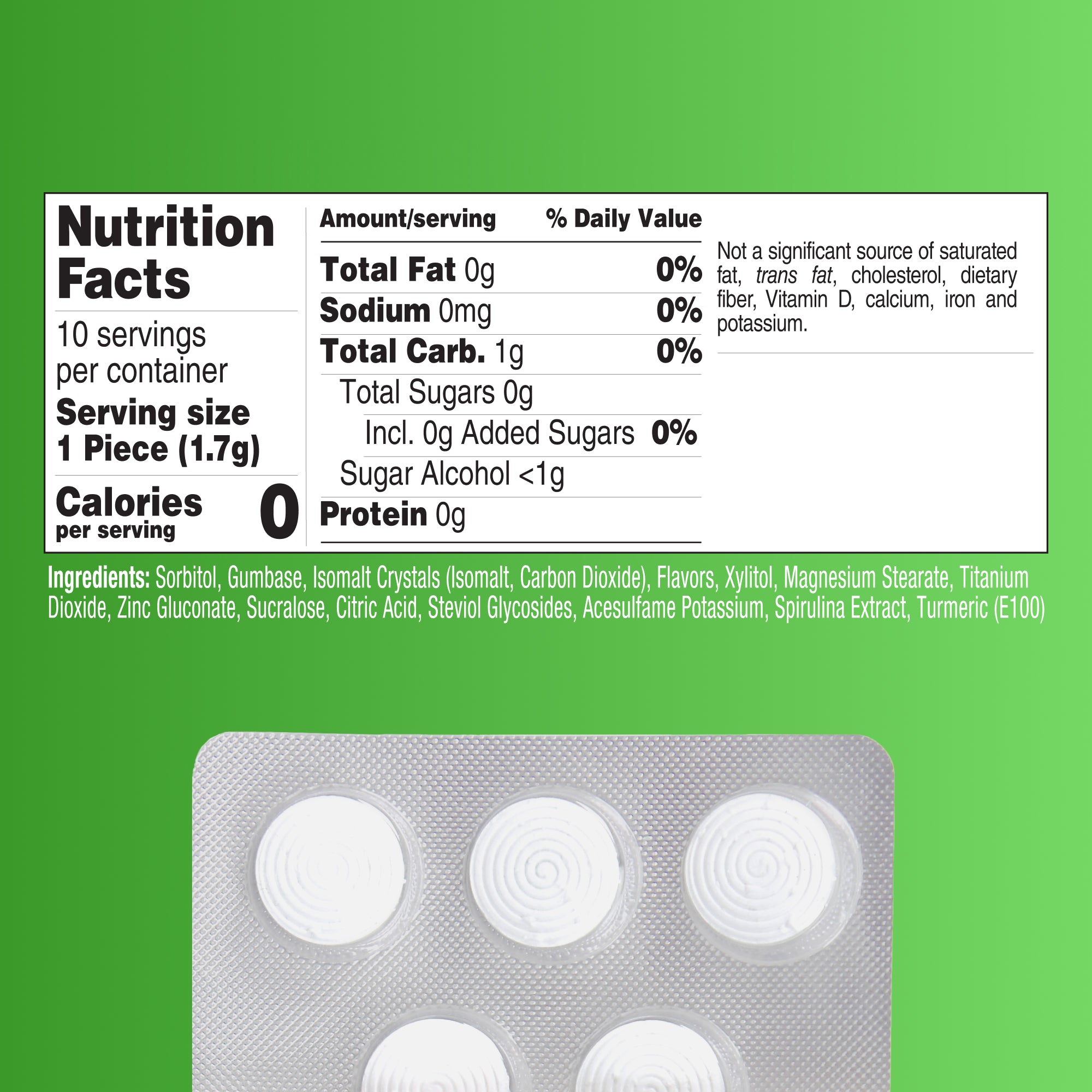 Fresh Breath Chewing Gum, Citrus Mint Flavor (QZ3B)