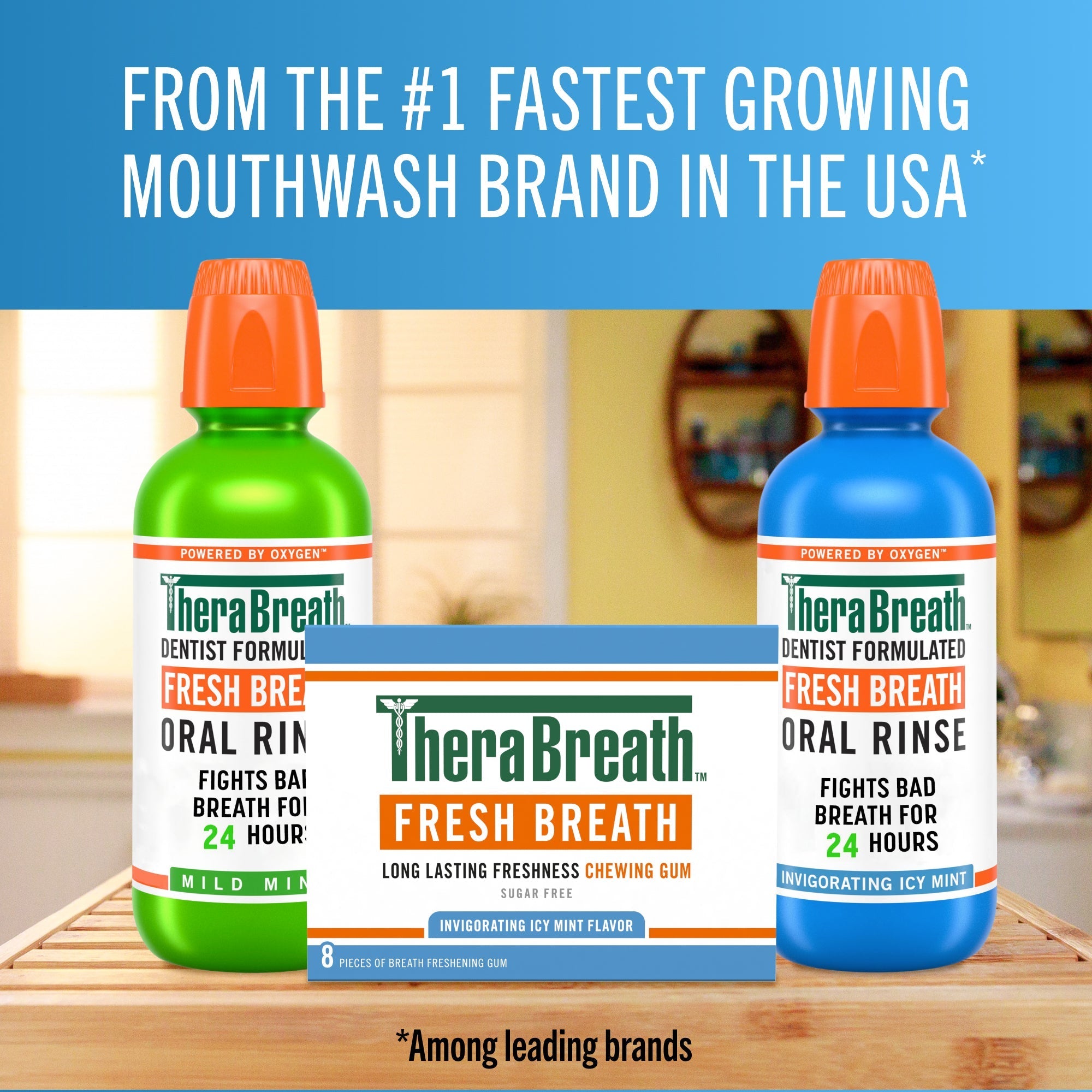 Chewing Gum, Invigorating Icy Mint Flavor (MWT8)