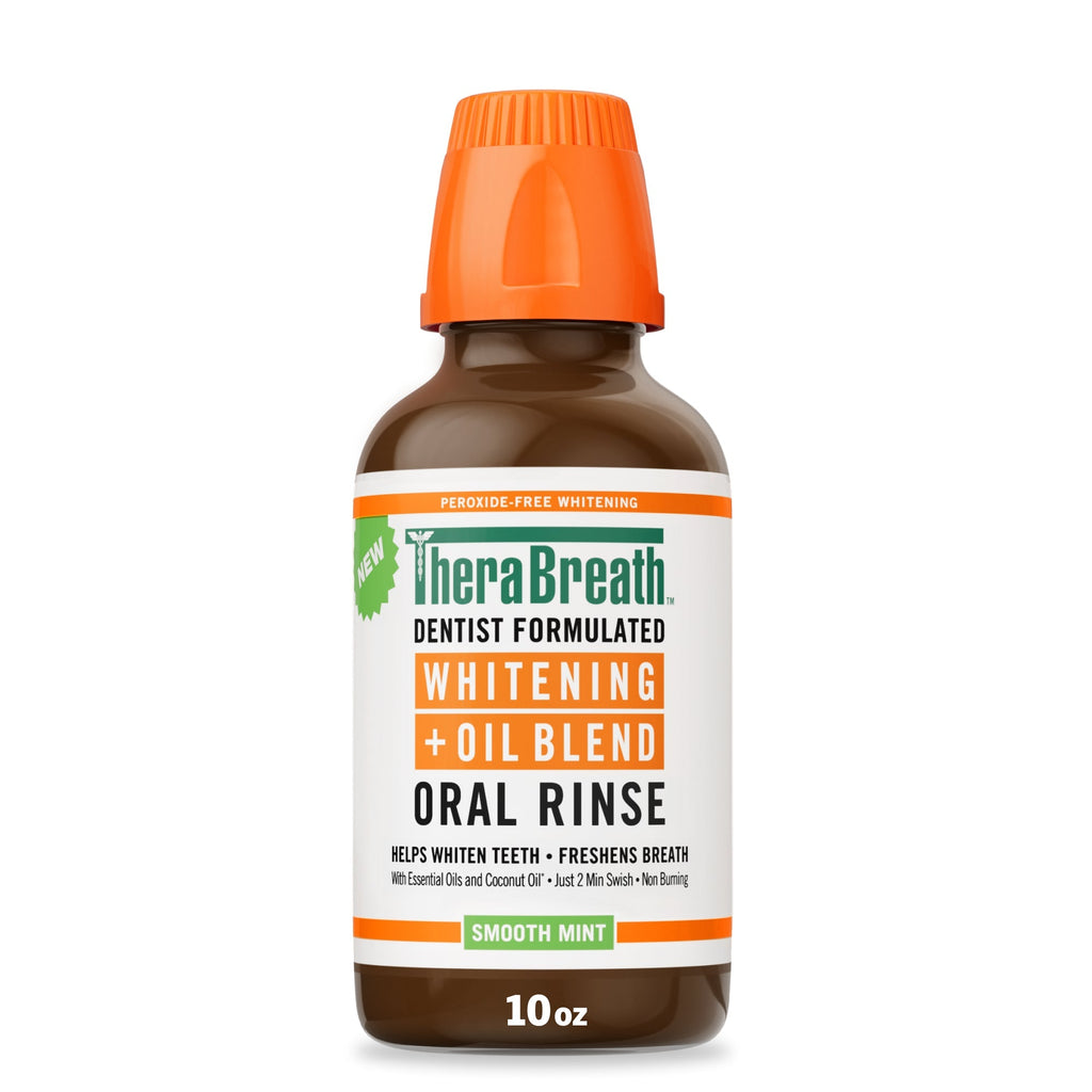 Whitening + Oil Blend Oral Rinse – Smooth Mint (B7SU)
