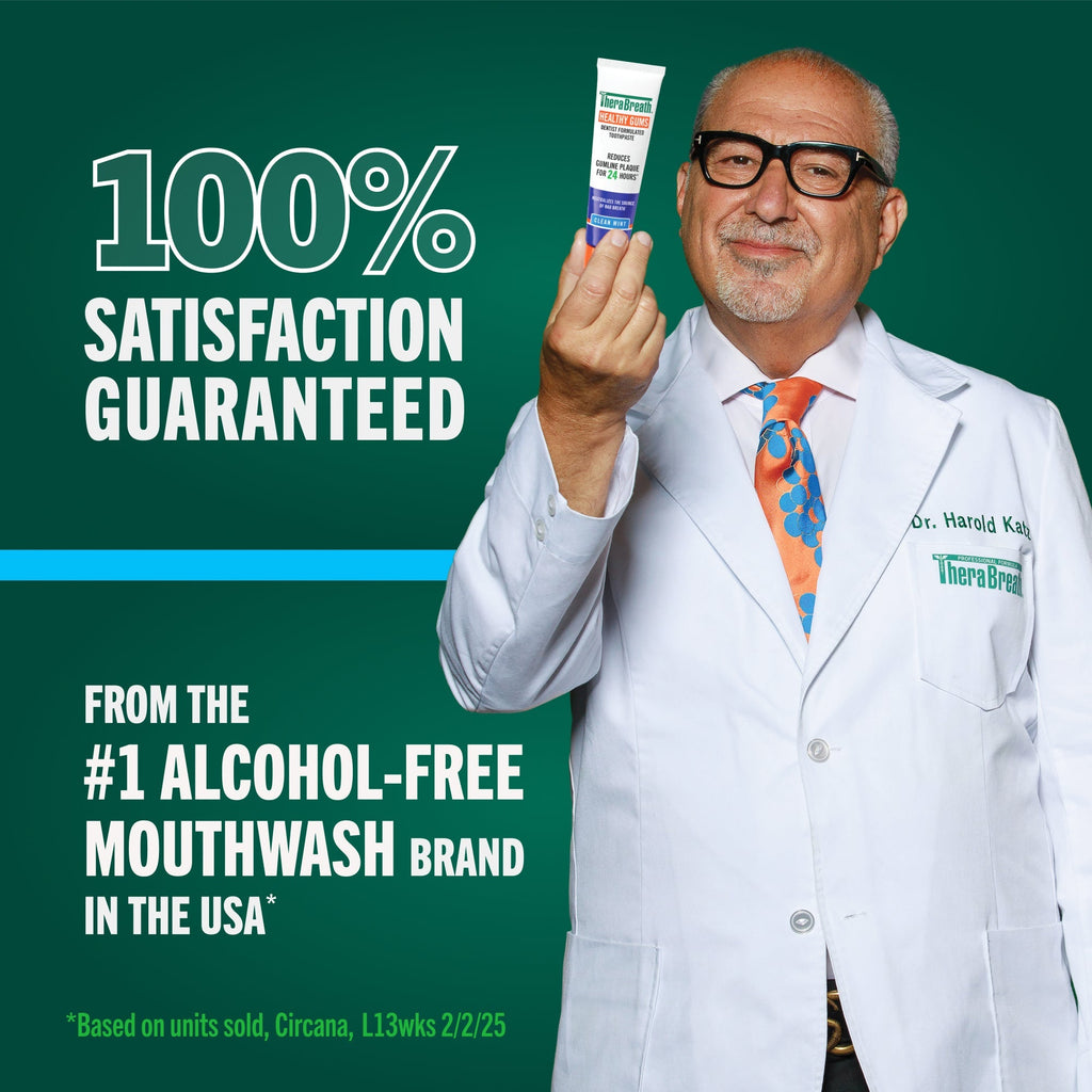 TheraBreath Deep Clean Toothpaste, Helps Fight Bad Breath, Fresh Mint (NRCX)