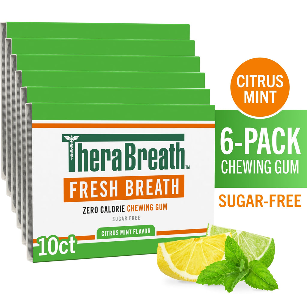 Fresh Breath Chewing Gum, Citrus Mint Flavor (QZ3B)