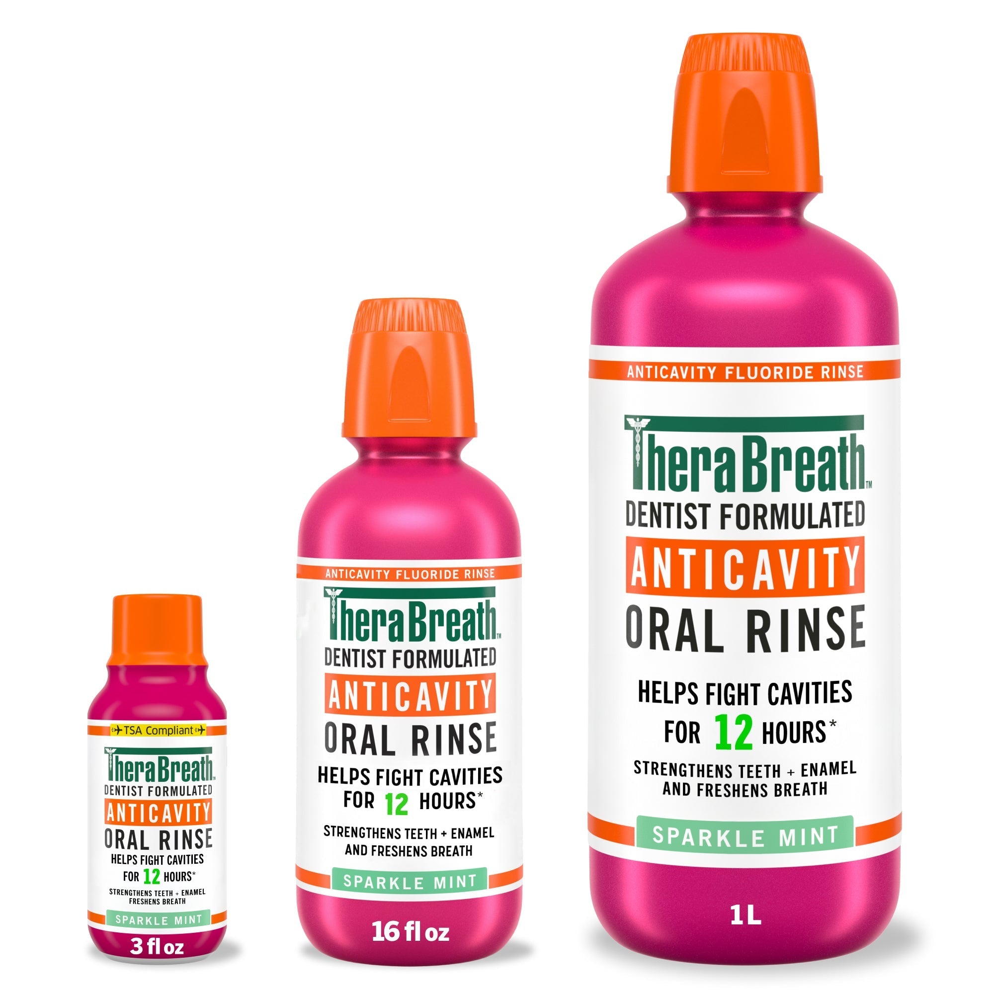 Anticavity Oral Rinse - Sparkle Mint (S9U3)