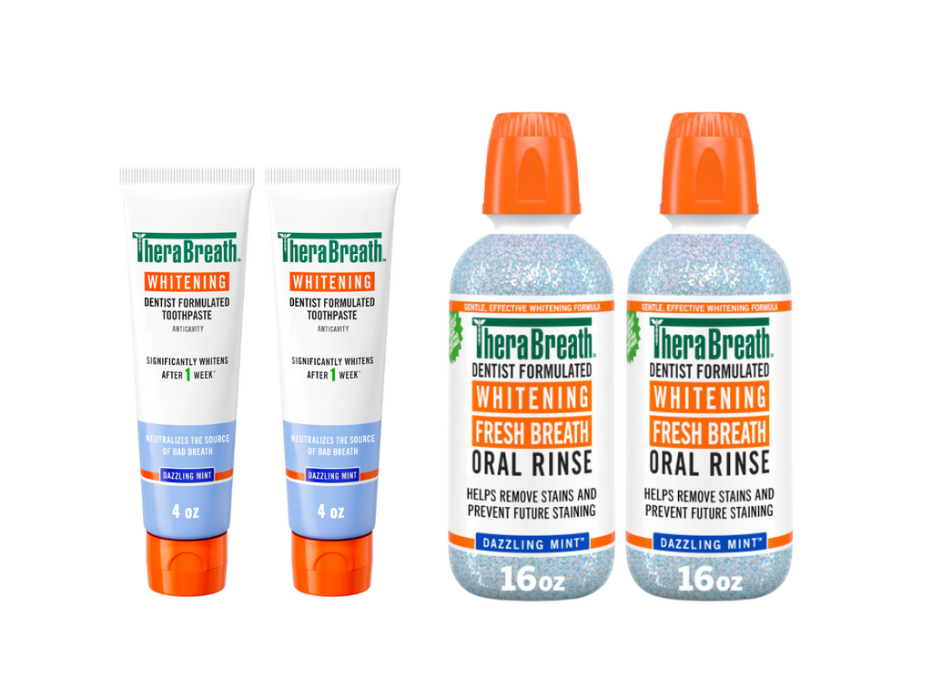 TheraBreath Whitening Oral Rinse & Toothpaste Bundle (ZP9J)