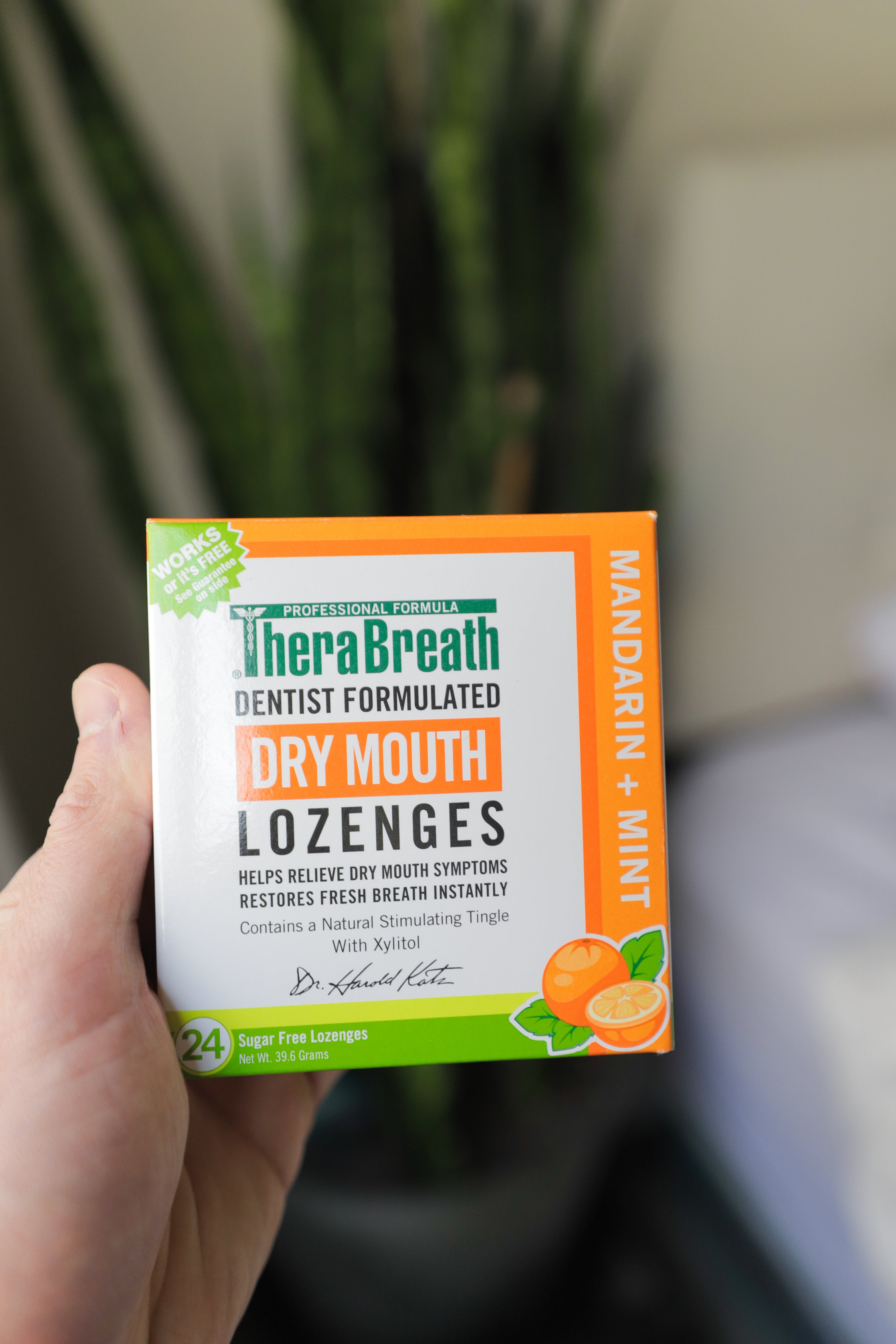 Dry Mouth Lozenges - Mandarin Mint (L1A6)