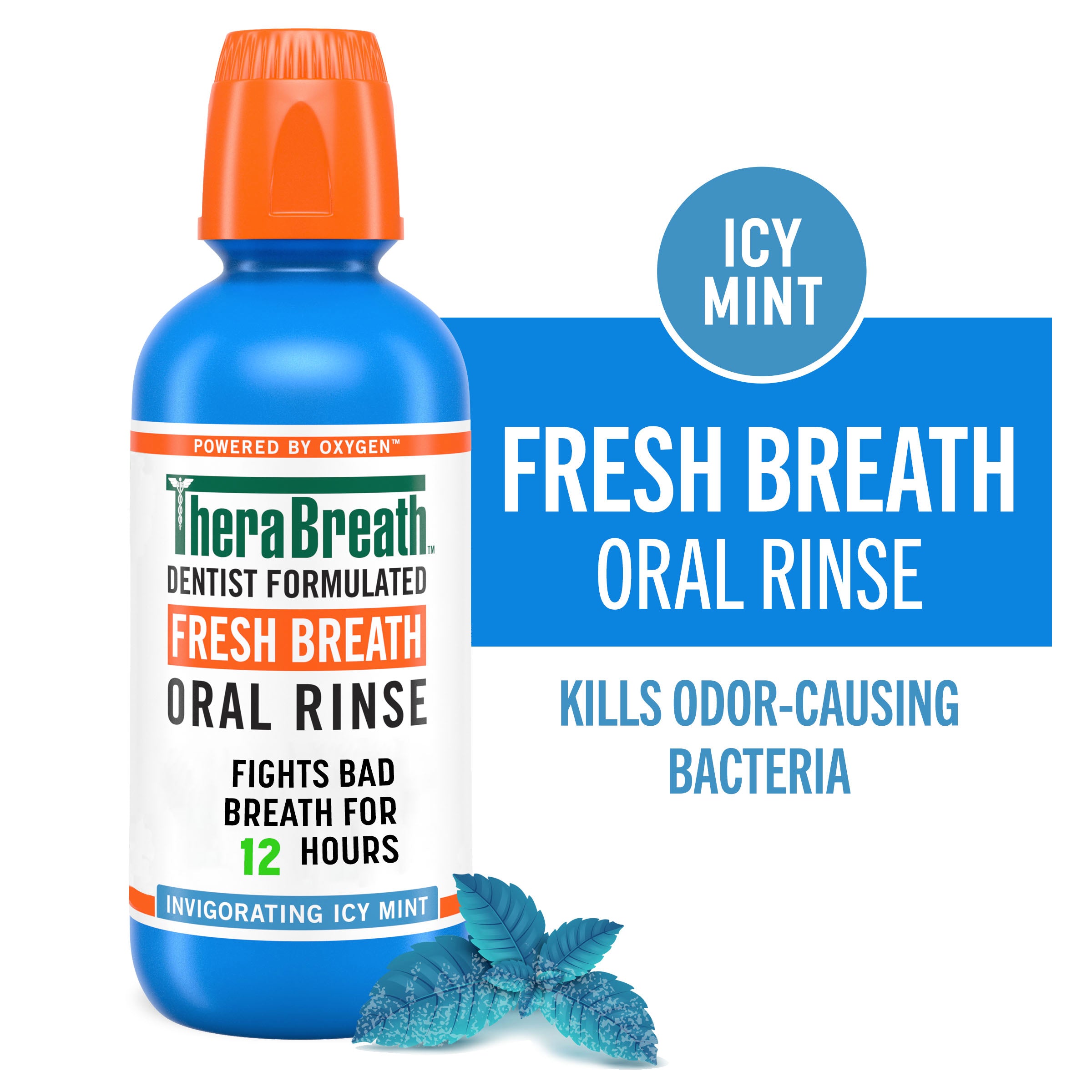 Fresh Breath Oral Rinse - Invigorating Icy Mint (5KPZ)